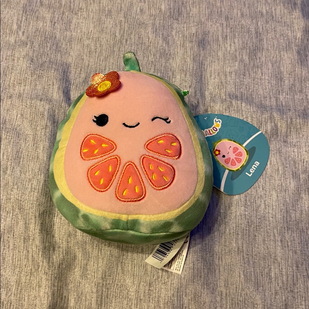 Squishmallows Lena Watermelon 5” w/ Hang Tag Excellent Condition